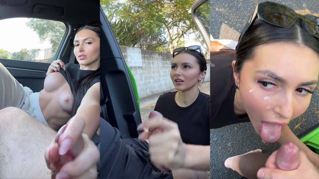 Caryn Beaumont – BG Public Parking Lot Handjob With Facial