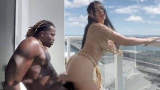 Valerie Kay – Balcony BBC Sextape With Facial