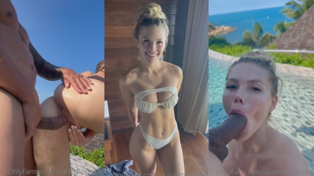 ScarlettKissesXO – Vacation Sex Tape Video Leaked