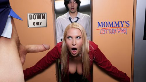 MommysLittleMan: Stuck and Double Teamed in the Elevator – Vanessa Cage