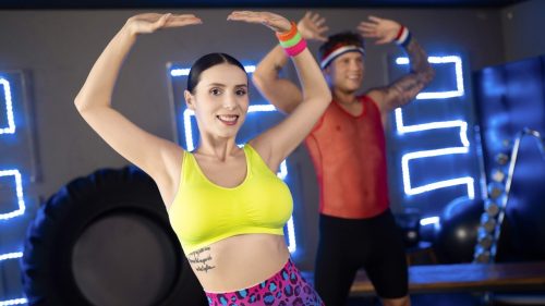 FitnessRooms: Dance coach works a big hard muscle – Nelly Kent