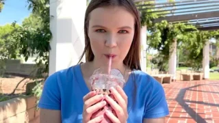 BangRealTeens – 18 Year Old Ava Marina Gets Her Shaved Pussy Creampied