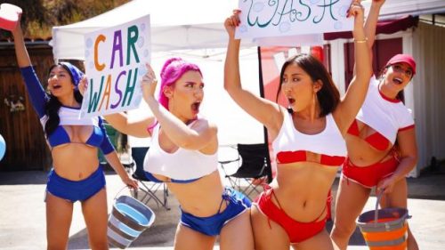 WhenGirlsPlay: Scrub-a-Dub Squirt – Lily Lou & Nicole Doshi