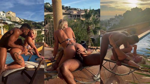 Tasha Paige – BBC Poolside Sex With The View