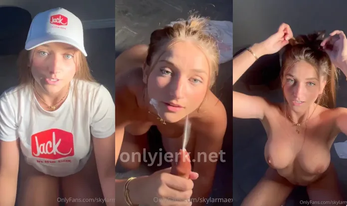 Skylar Maexo – Jack In A Box Dildo BJ