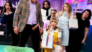 InnocentHigh: The Shoolgirl’s Present Is the Principal’s Hard Cock – Katee V