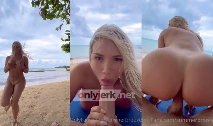 Summer Brookes – Outdoor Creampie On The Beach