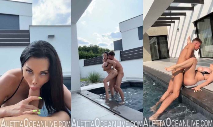 Aletta Ocean – BG Poolside Sex Tape