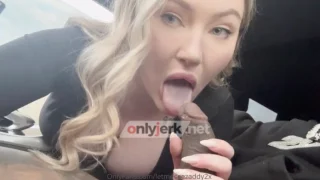Aria Six – Sexy Blonde Having Fun With BBC In The Car