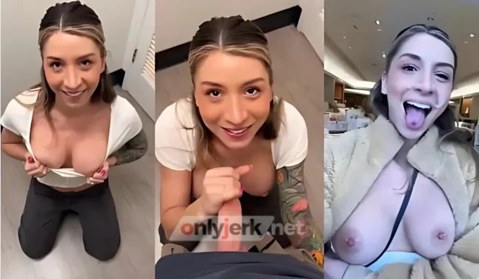 MathemaKitten – Risky Blowjob In Public Dressing Room With Cumwalk