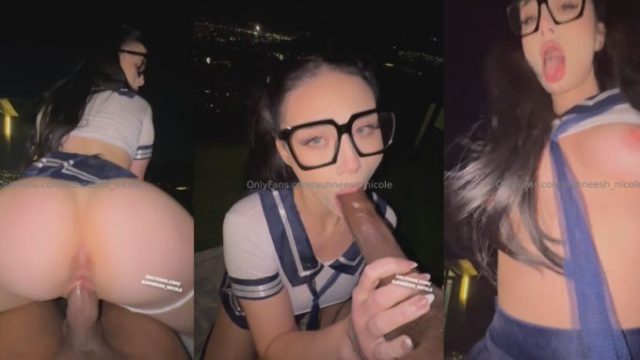Auhneesh Nicole – Student Sextape