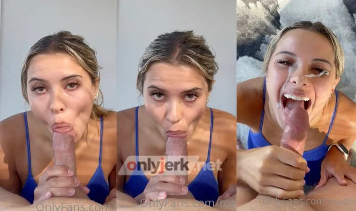 Madiiitay – POV Blue Lingerie Blowjob