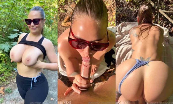 Ava Nicks – Forest Fuck With Nice Creampie