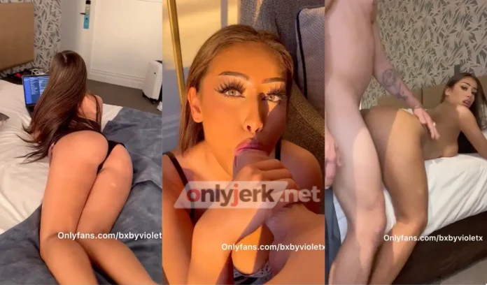 Bxbyvioletx – BG Black Lingerie Sextape
