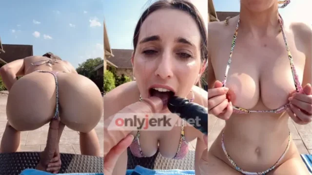 Christina Khalil – Suck And Fuck Double Dildo