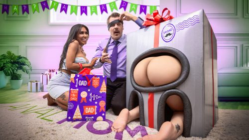 AnalMom: The Perfect Father’s Day Gift? Just Wrap His Wife’s and Stepdaughter’s Butts – Jena LaRose & Mila Milkshake