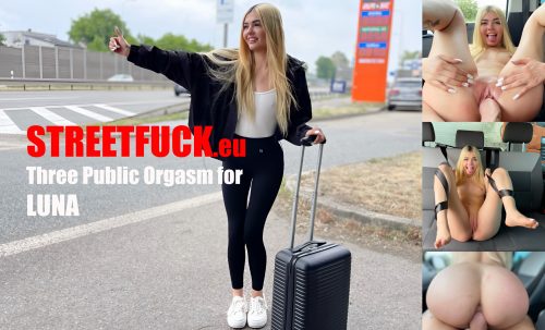 StreetFuck – Three Orgasm For Luna BBunny