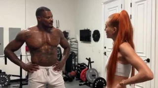 Little Dragon – BBC Gym Coach Drilling His Client Tight Wet Pussy