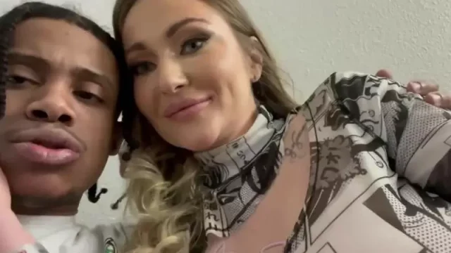 Aria Six – Thicc Blonde Couch Creampie With Lil D