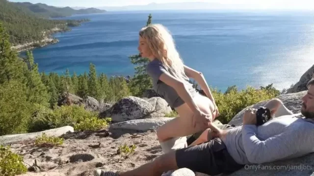 JackandJill – Blowjob & Fuck On The Rocks Outdoor