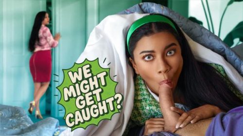 FamilyStrokes: We Might Get Caught? That Only Makes My Stepdaddy’s Dick Taste Better – Ameena Green