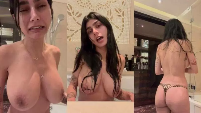 Mia Khalifa – Taking Hot Shower In Paris Hotel