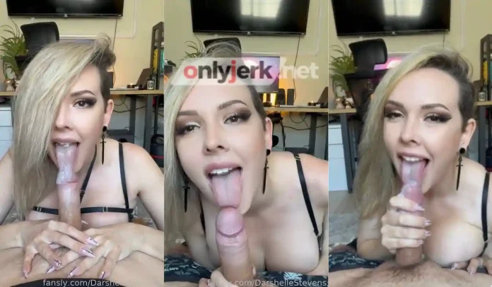 Darshelle Stevens – Blowjob With Two Cumshots