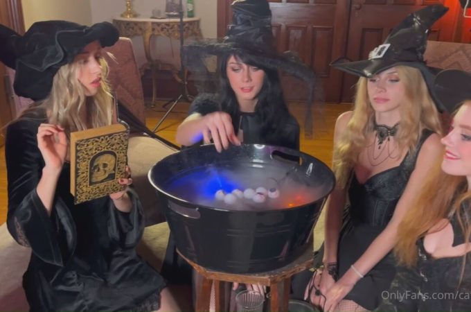 Itsmecat – 5 Girl Witch Orgy