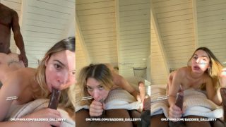 Izzy Swallows – Blonde Beauty Sucks Dildo While Fucked By BBC