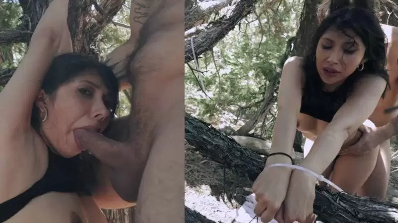 Penelope Woods Gets Ass Fucked And Piss Soaked In The Jungle