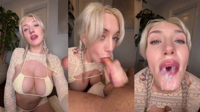 LinzyRay Sucks And Strokes A Cock