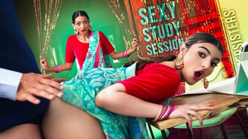 StepSiblings: Sari Stepsisters’ Sexy Study Session – Laynee James & Julia James