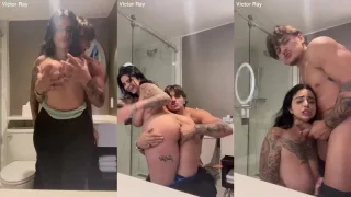 Azzy Star Fucked In Hotel Room Bathroom