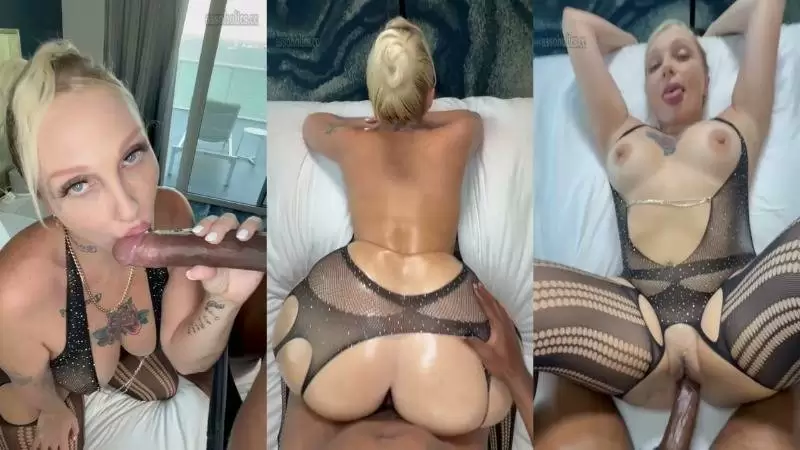 Alexis Andrews – Oiled Huge Booty Rides BBC On Hotel Hookup