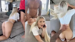 Scarlett Kisses – Getting Fucked While On The Phone