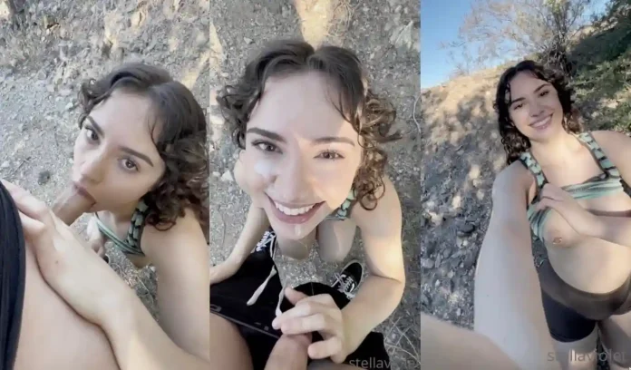 Stella Violet – Quickie Blowjob And Take Facial