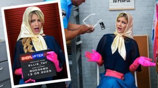 ShopLyfterMYLF Case No. 8003680: Busty Thief Sucks Her Way Out of Trouble – Ellie Tay