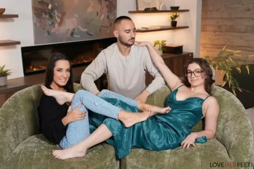 LoveHerFeet: Three is Better Than One – Leana Lovings & Freya Von Doom