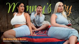 MommysBoy: Birthday Boy’s Boner – Elana Bunnz & Nia Bleu