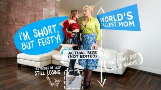 FamilyStrokes: Polar Opposites / Pocket-Sized Myra vs Tall Squirting Champ – Myra Moans & Ryan Keely