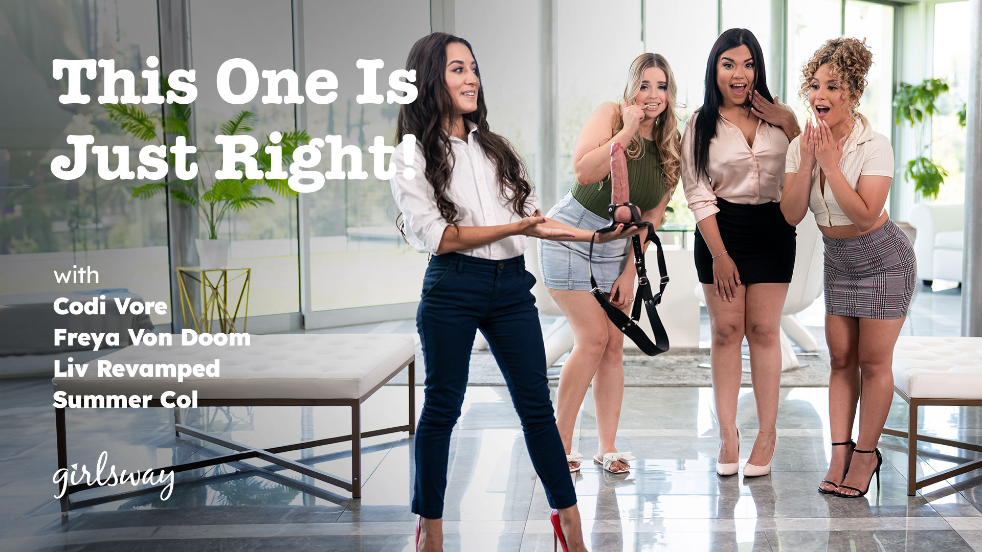 GirlsWay: This One Is Just Right – Liv Revamped, Summer Col & Codi Vore